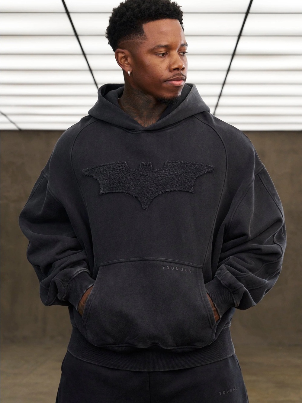 Youngla Stealth Hoodie Black Large
